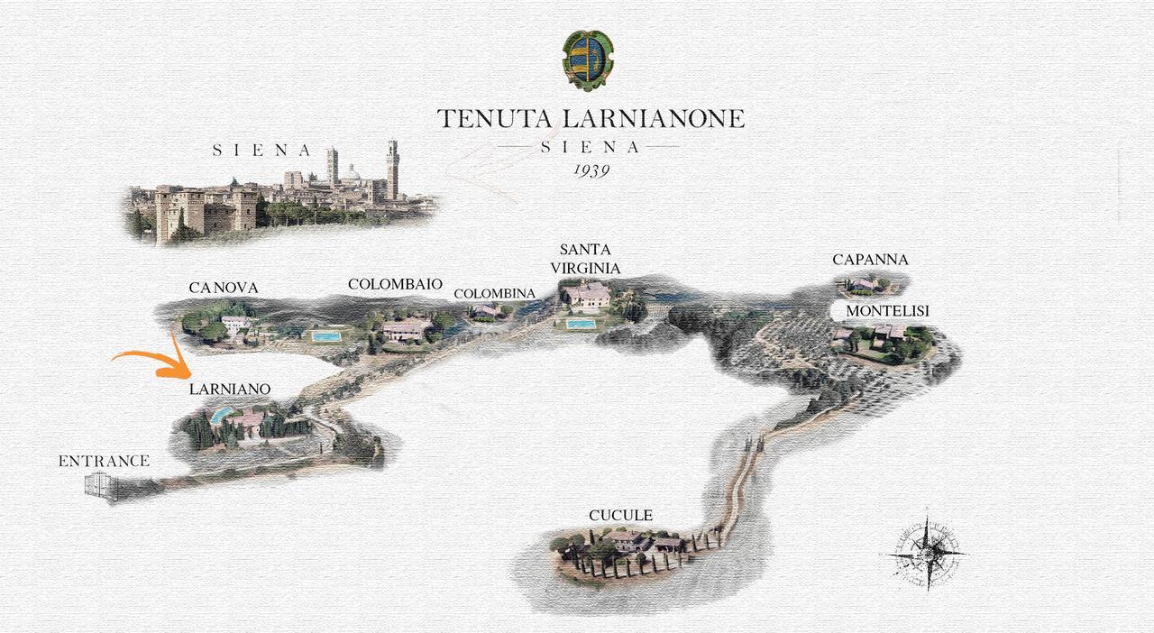 Villa Larniano Сиена Екстериор снимка